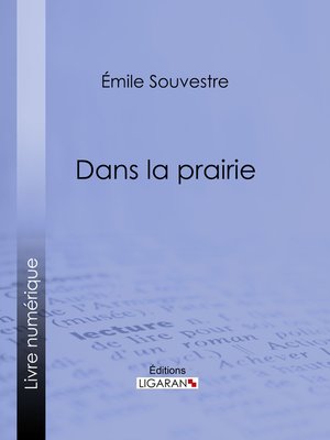 cover image of Dans la prairie